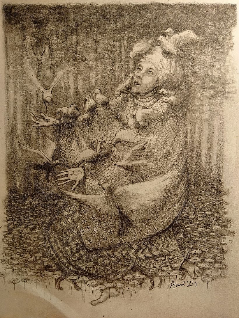 My project for course: Drawing From Imagination with Graphite and Charcoal  1