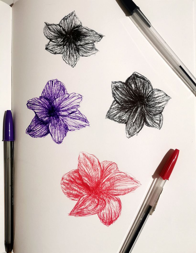 Il mio progetto del corso: Illustrazione su sketchbook con penna: sbaglia con stile 6
