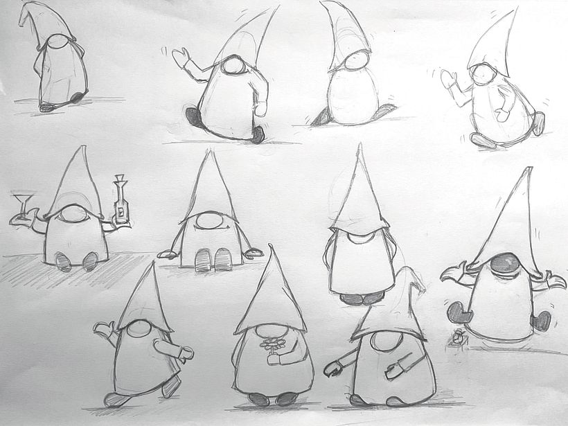 Mon projet du cours : Conception de personnages cartoon avec Procreate 1