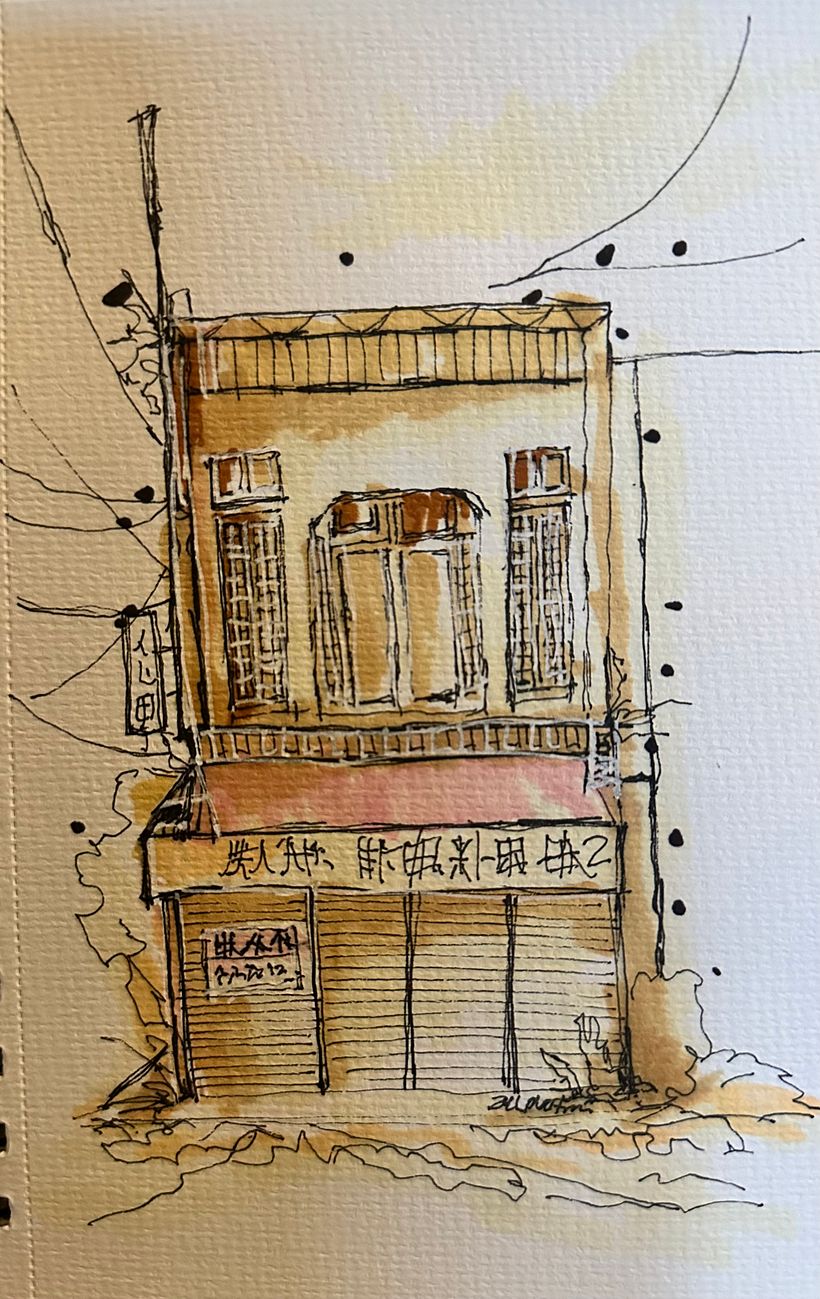 Second sketching while waiting for my markers 1