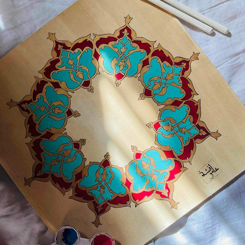 My project for course: Introduction to Islamic Art: Create Biomorphic Patterns  5