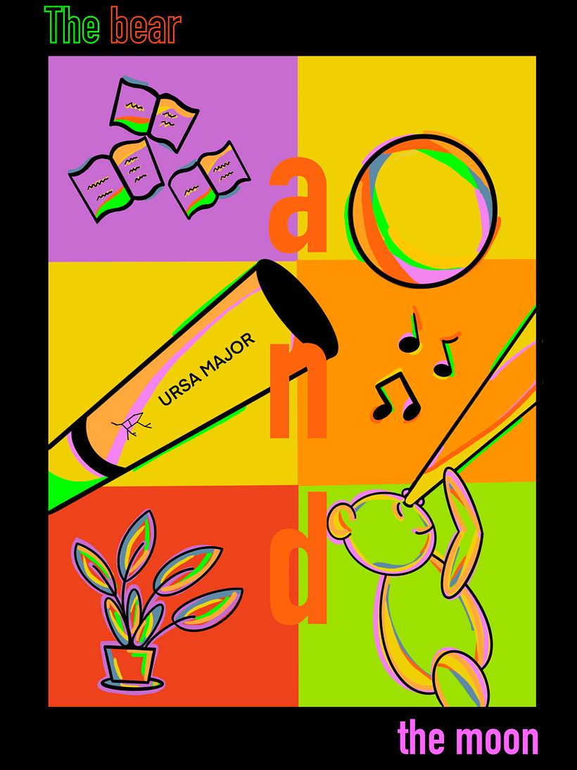 Inspired by Andy Warhol’s pop art.