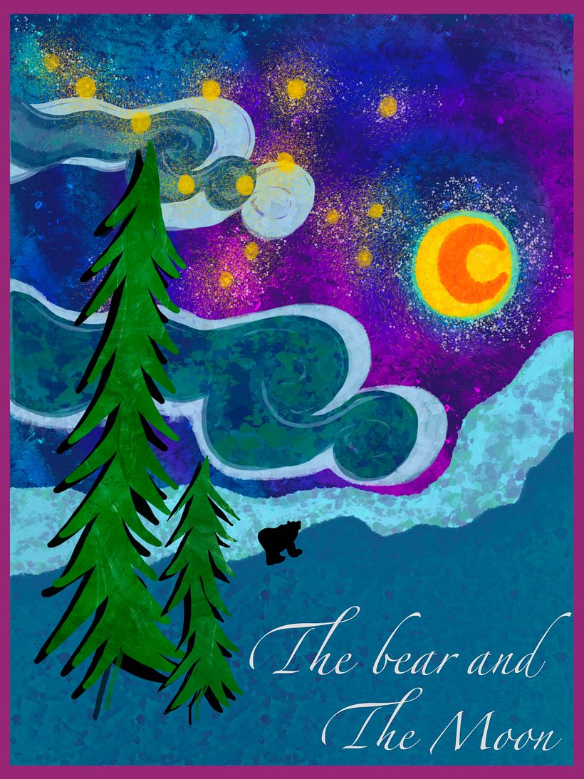 Inspired by Van Gogh’s “The Starry Night”.