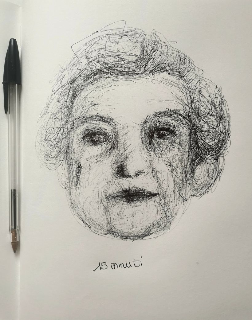 Il mio progetto del corso: Illustrazione su sketchbook con penna: sbaglia con stile 9