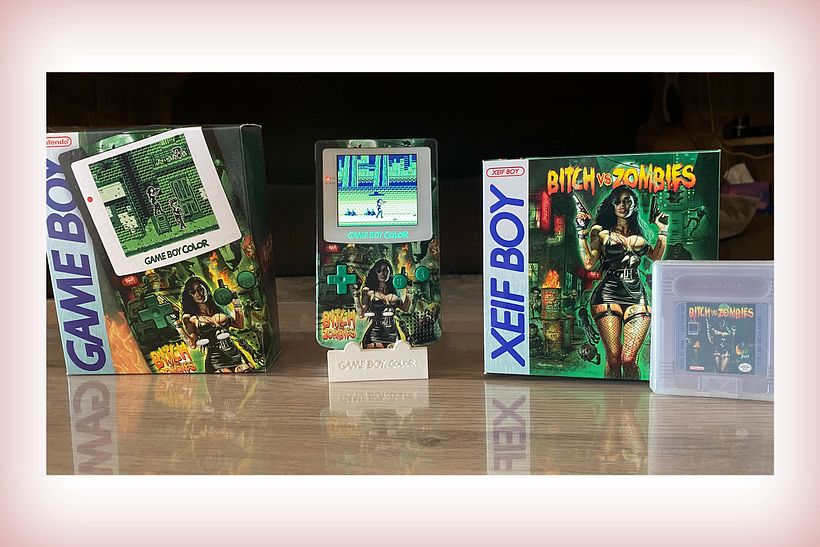 Maquetas del cliente del producto final para la Game Boy - Customer mock-ups of the final product for the Game Boy