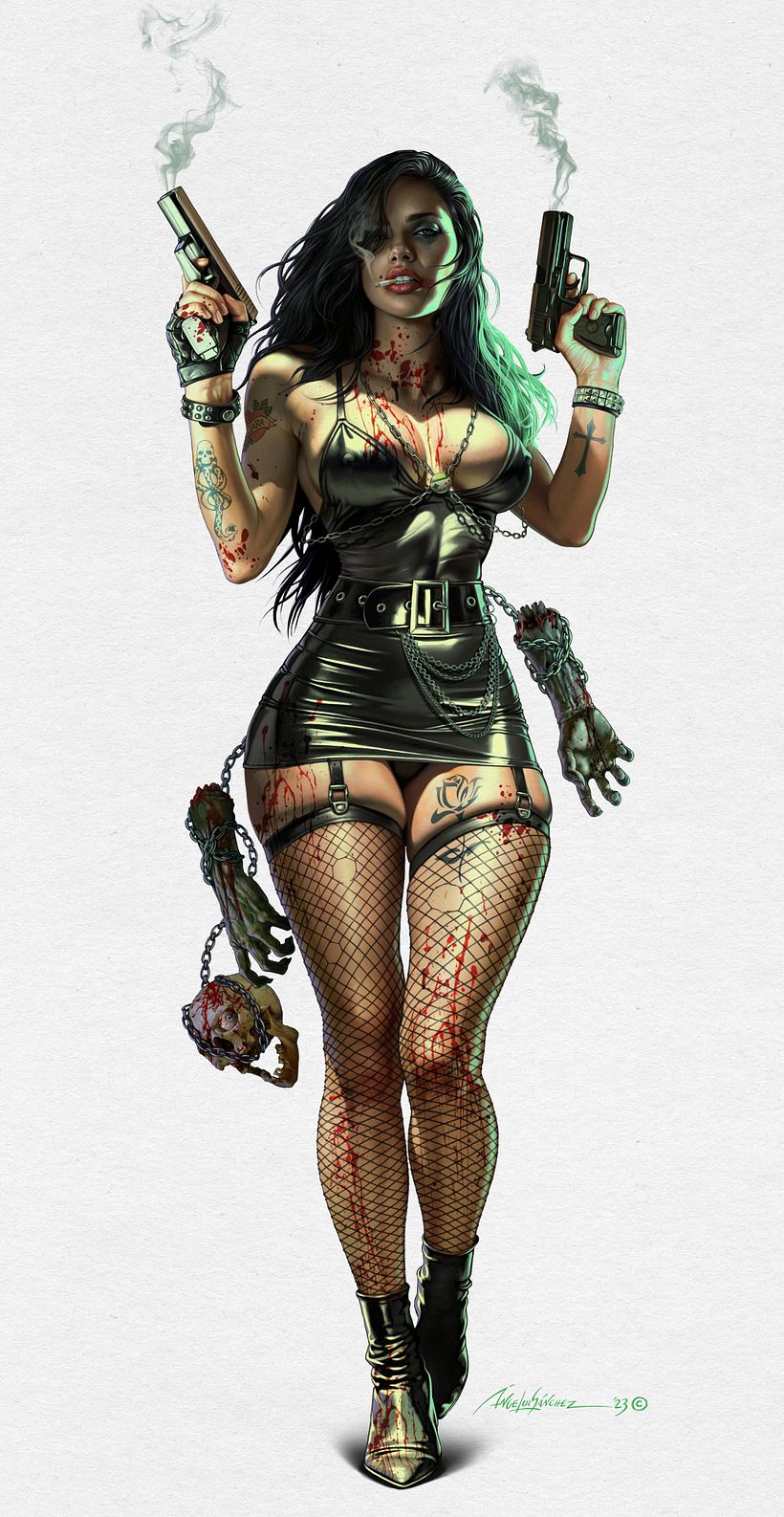 Diseño del personaje Liara - Character design Liara