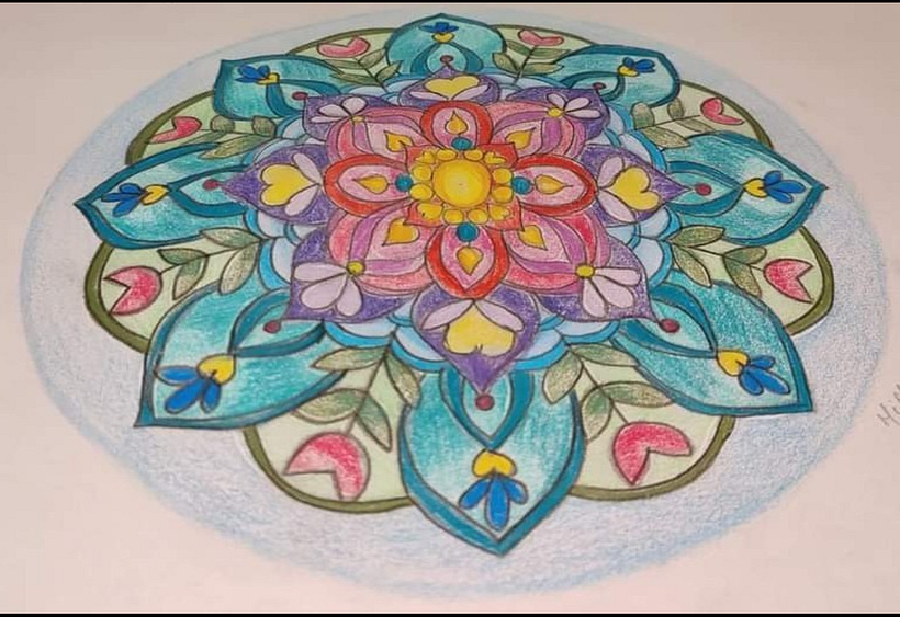 Mi proyecto del curso: Pintura de mandalas en acrílico con técnicas profesionales 3
