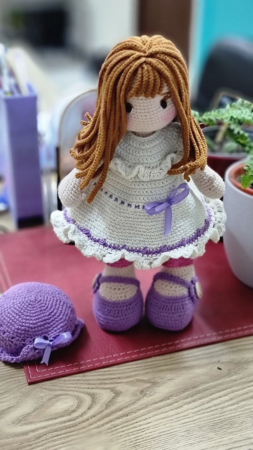 Mi proyecto del curso: Elaboración de muñecas amigurumi románticas 6