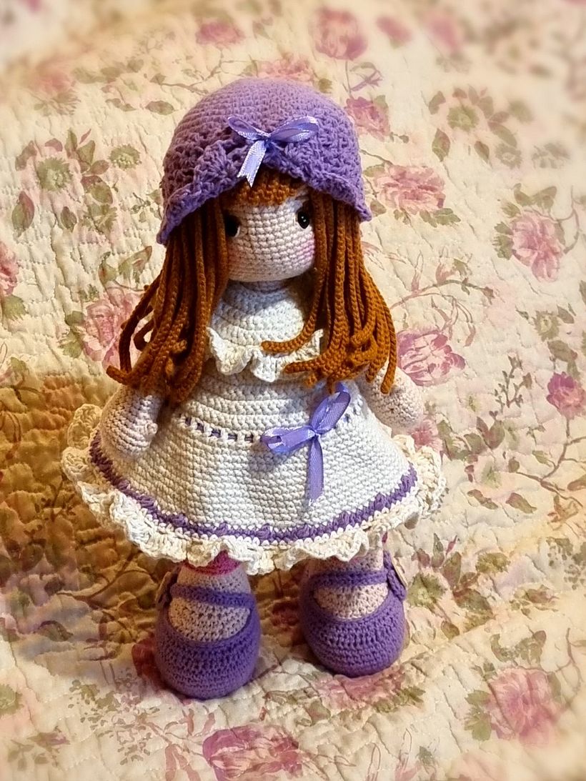 Mi proyecto del curso: Elaboración de muñecas amigurumi románticas 8