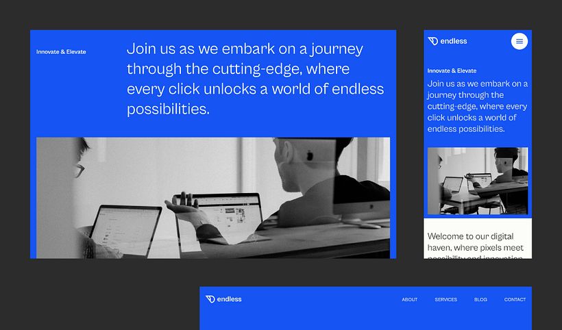 Endless Tech website 3