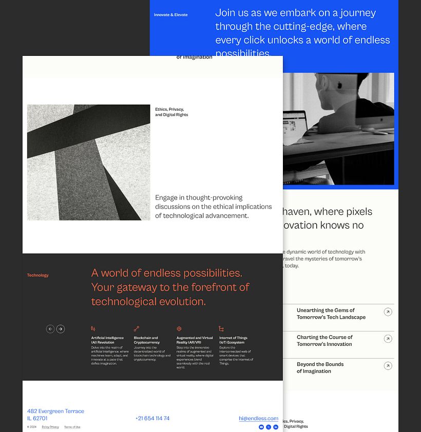 Endless Tech website 4