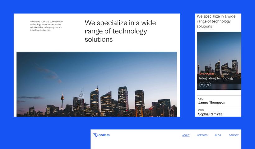 Endless Tech website 5