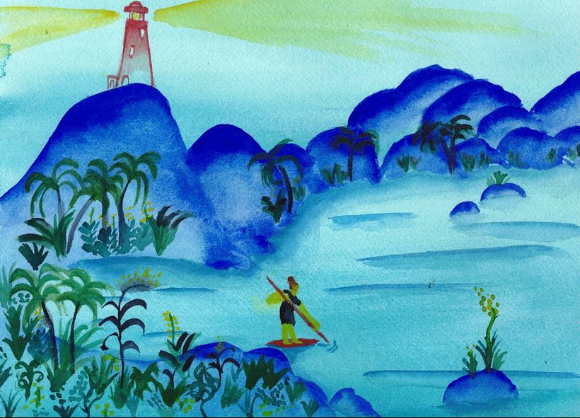 My project for course: Modern Watercolor Techniques: Colors, Dreams, and Emotions 1