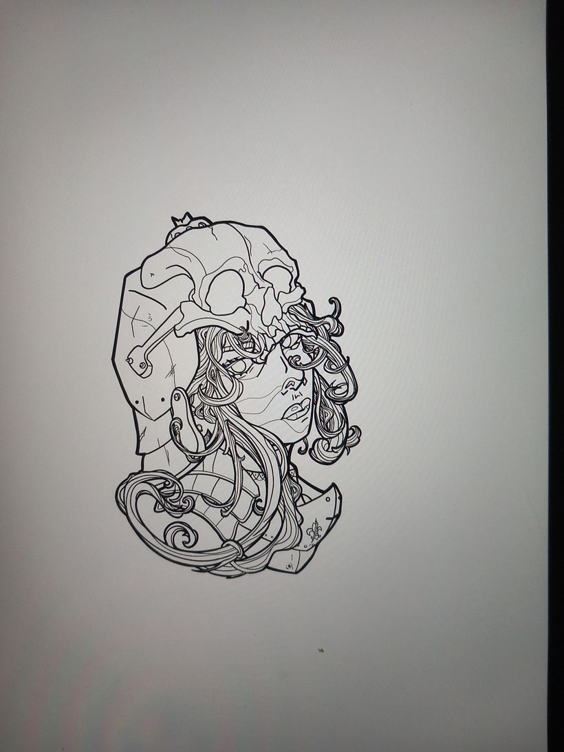 Mon projet du cours : Création de tatouage néo-traditionnel 3