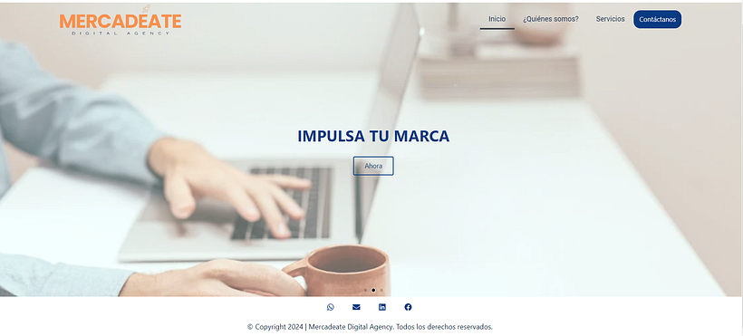 My project for course - Mercadeatedigital.com 2