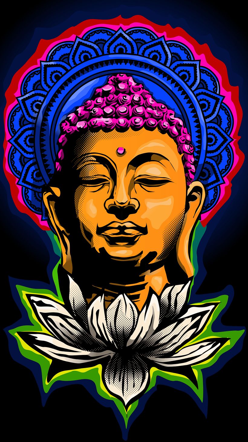Mi proyecto del curso: Buddha...Gabriel Outeda... Arte75 3