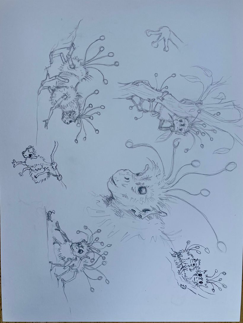 My project for course: Fantasy Drawings in Graphite and Watercolor: A Field Guide - Diseño de personajes