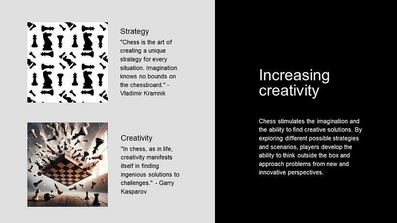 Creating Presentations with AI: How chess can improve children's development and skills 7