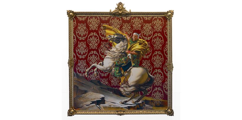 Napoleon Leading the Army Over the Alps by Kehinde Wiley