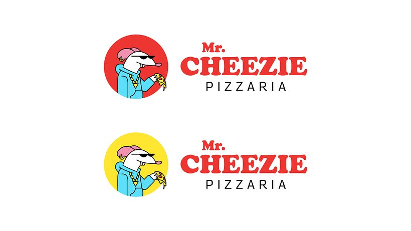Mr. CHEEZIE Pizzaria _ Identidade Visual ilustrada 6