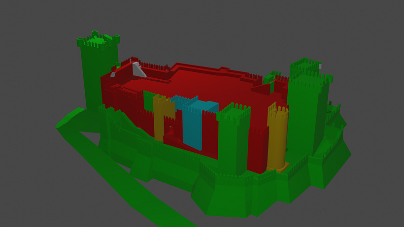 Blocking castillo época cristiana