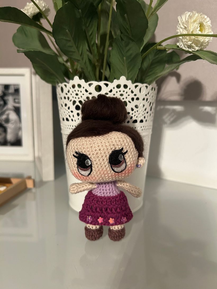 Mi proyecto del curso: Amigurumis: personas tejidas a crochet 2