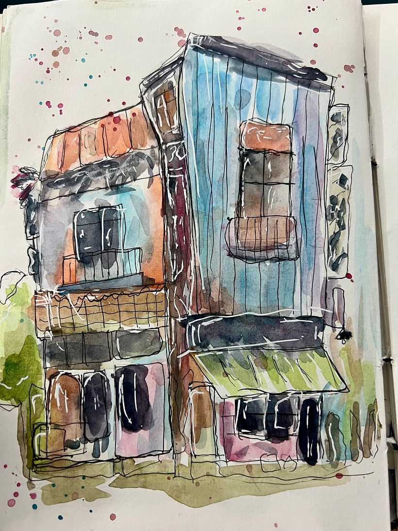 My project for course: Expressive Architectural Sketching with Colored Markers 1