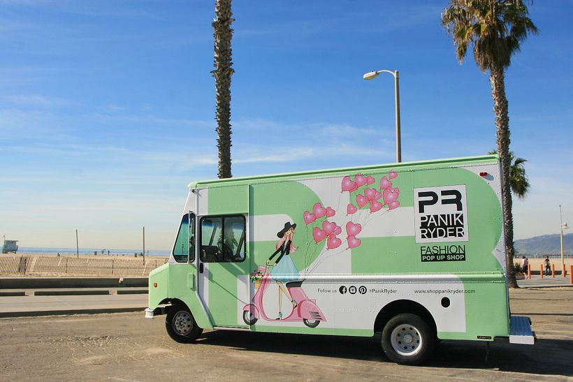 the pop up boutique truck in all its glory