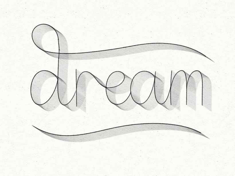 Lettering sketch