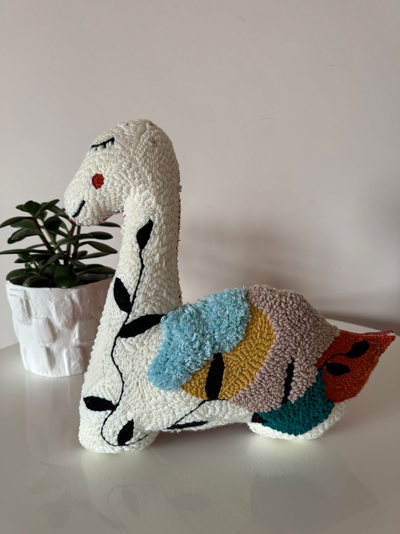Mi proyecto del curso: Técnicas de punch needle para crear animales de peluche 1