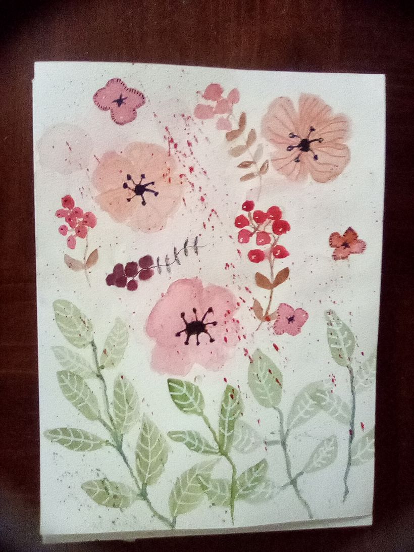 My project for course: Artistic Floral Watercolor: Connect with Nature 2