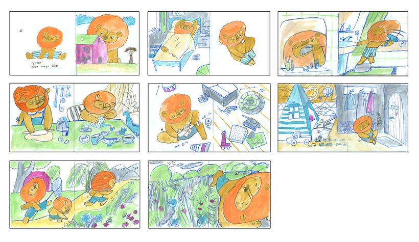 My first storyboard