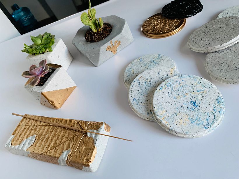 Mi proyecto del curso: Creación de muebles en concreto para principiantes 14