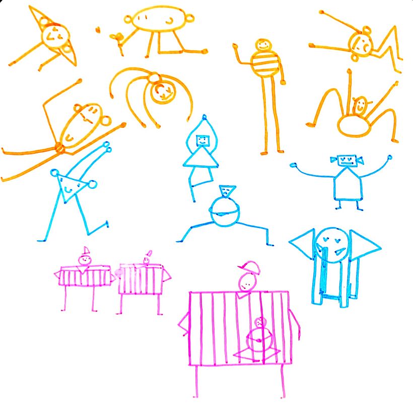 My project for course: Drawing and Creativity for Big Little Artists 8