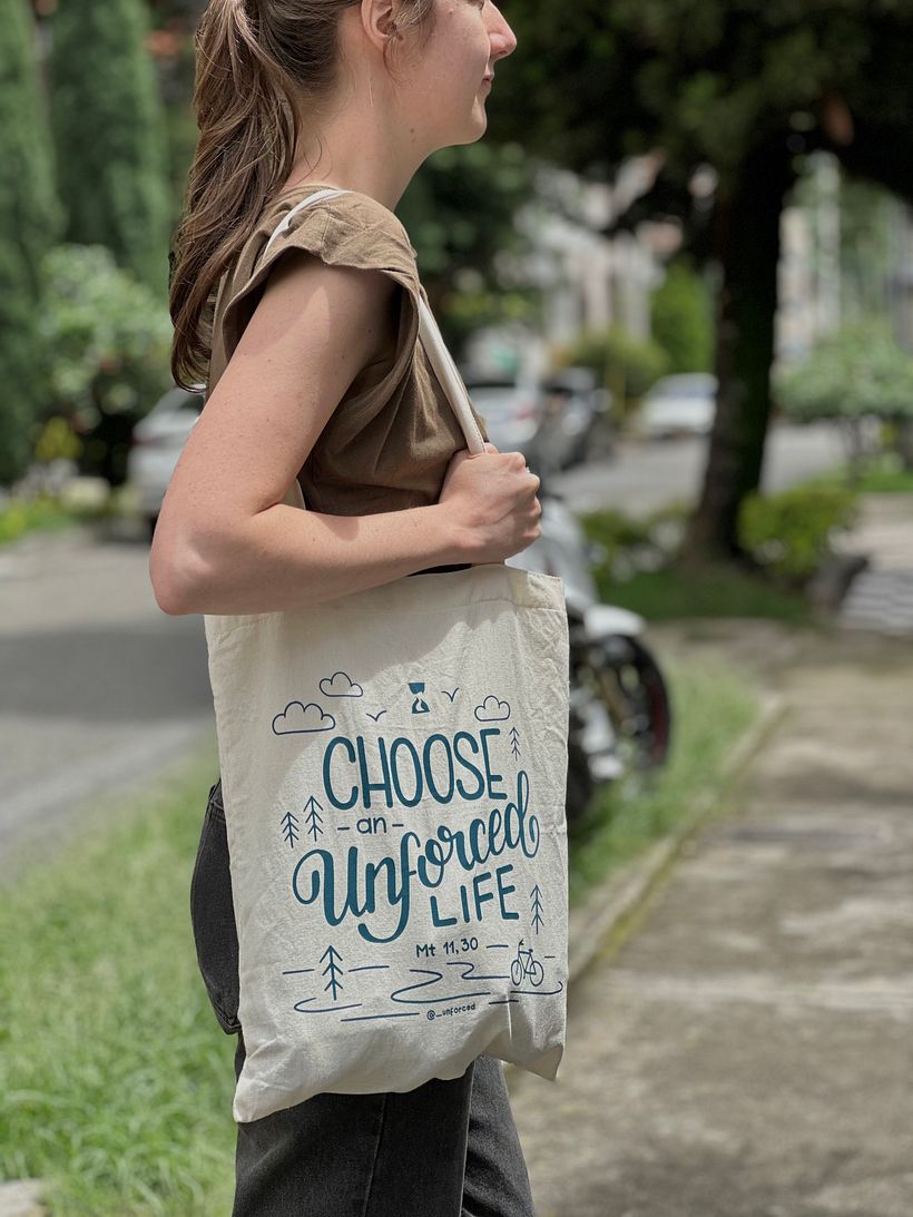 Esta es una foto real de como quedó la bolsa.