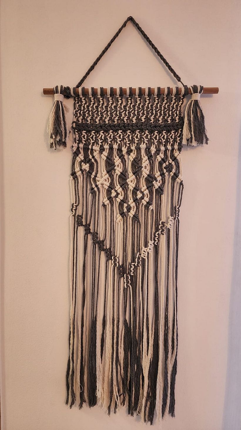 Mi proyecto del curso: Macramé: nudos básicos y complejos 1