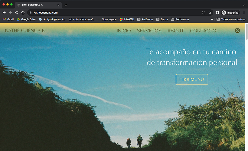 Mi proyecto del curso: Creación de una página web en Squarespace 3