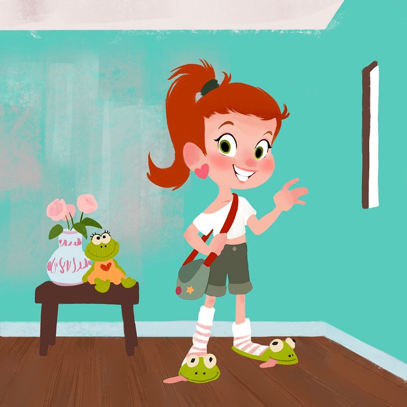 Flat color interior