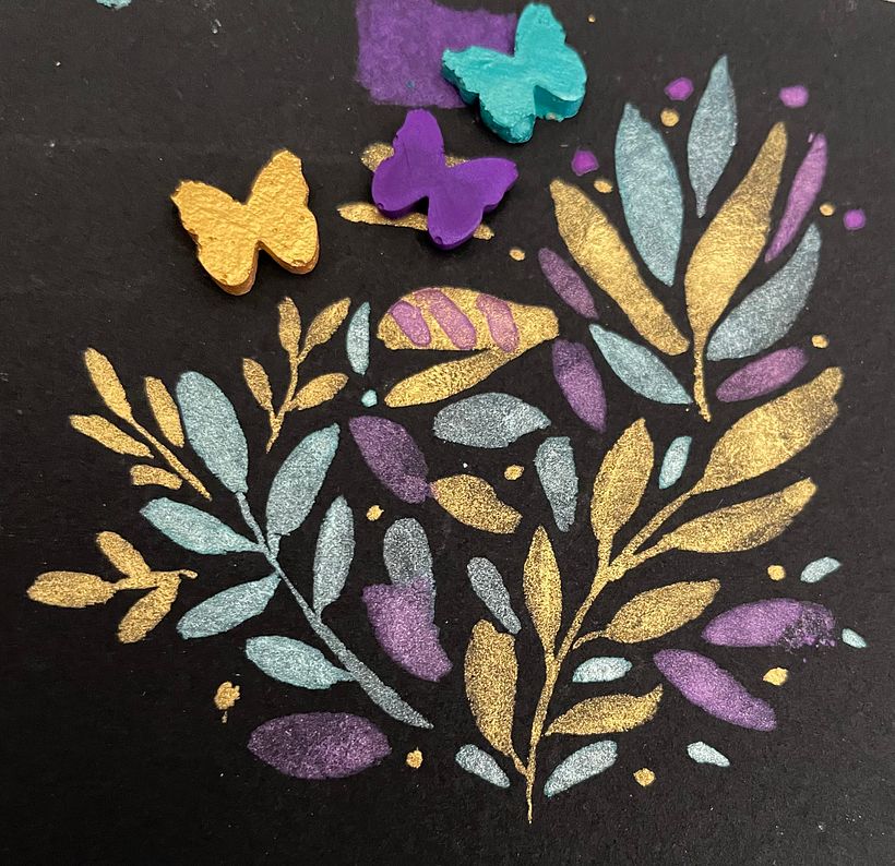 My project for course: Handmade Metallic Watercolors 3