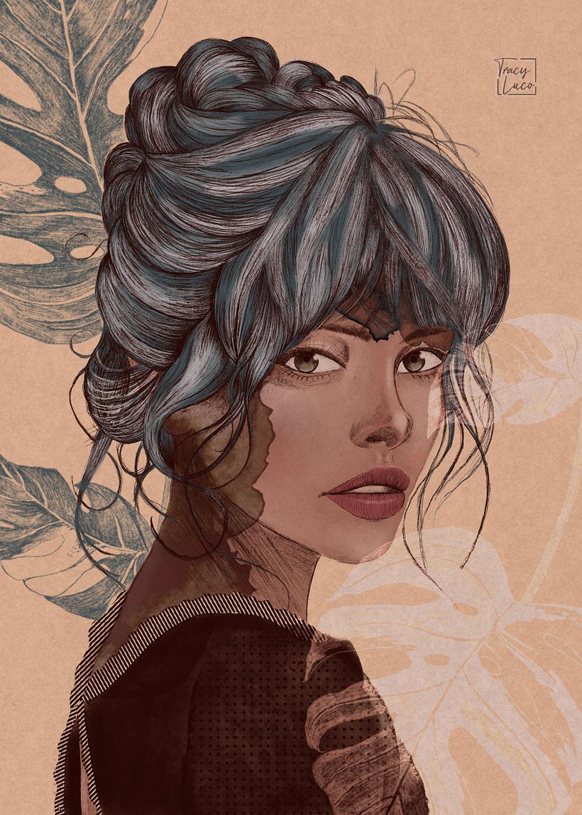 My project for course: Illustrated Portraits with Procreate 3