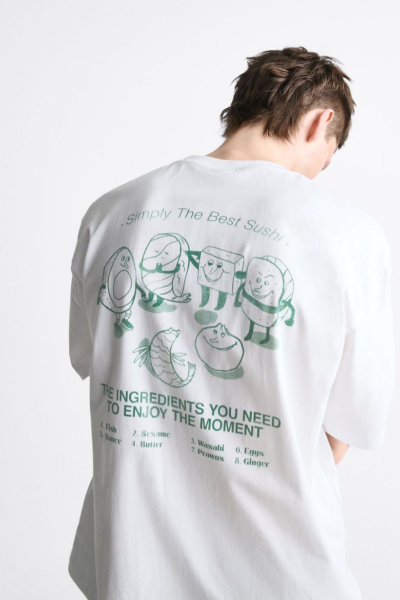 Sushi T-shirt for ZARA MAN 8