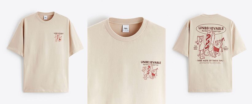 Barbecue T-Shirt for ZARA MAN 7