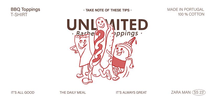 Barbecue T-Shirt for ZARA MAN 2