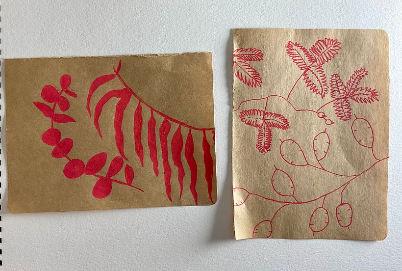 My project for course: Botanical Patterns in a Sketchbook: Conquer the Blank Page - Ilustración tradicional