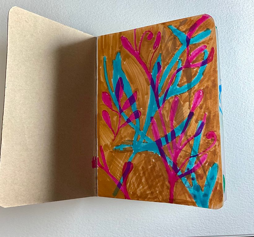 My project for course: Botanical Patterns in a Sketchbook: Conquer the Blank Page - Ilustración tradicional