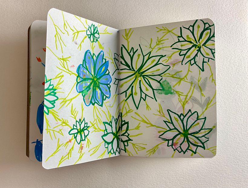 My project for course: Botanical Patterns in a Sketchbook: Conquer the Blank Page - Ilustración tradicional