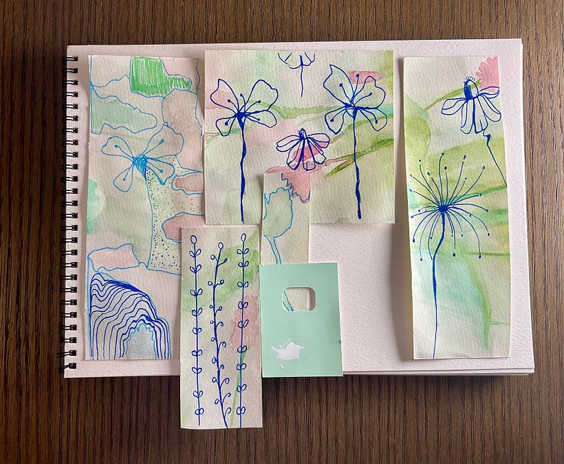 My project for course: Botanical Patterns in a Sketchbook: Conquer the Blank Page - Ilustración tradicional
