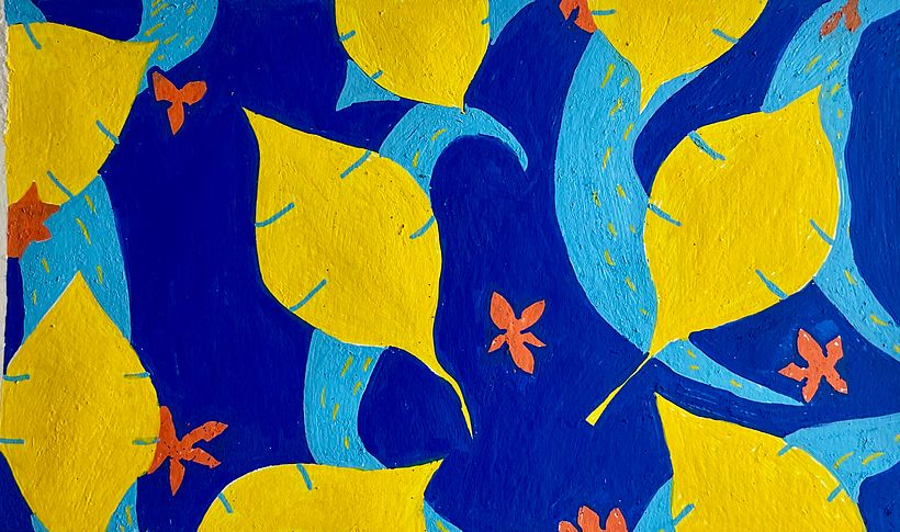 My project for course: Botanical Patterns in a Sketchbook: Conquer the Blank Page - Ilustración tradicional