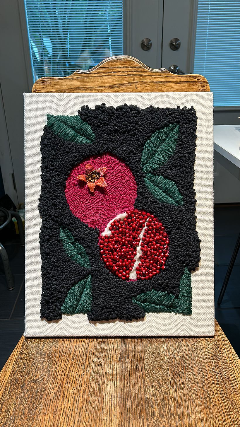 Weaving, Embroidery & Punch Needle: Create a Textile Painting 1