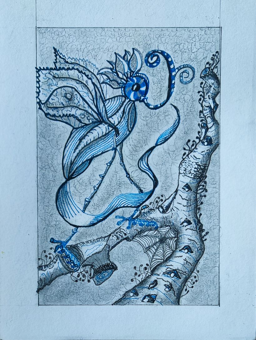 Mon projet du cours : Dessin de créatures fantastiques inspirées de la nature 2